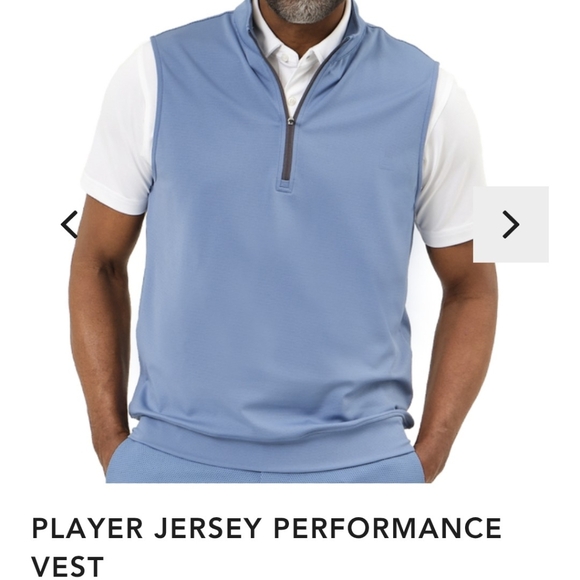 NWT Dunning Golf Men's Player Jersey Performance Quarter Zip Vest Sz XL - Picture 11 of 11